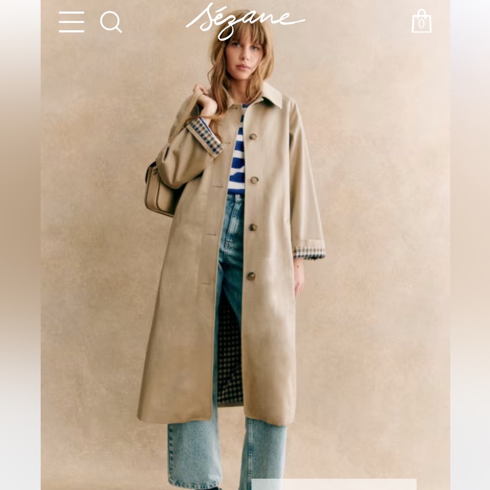 Clyde trench by Sezane